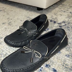 Louis Vuitton Men Loafers Mens Size 8.5 - Navy - Used